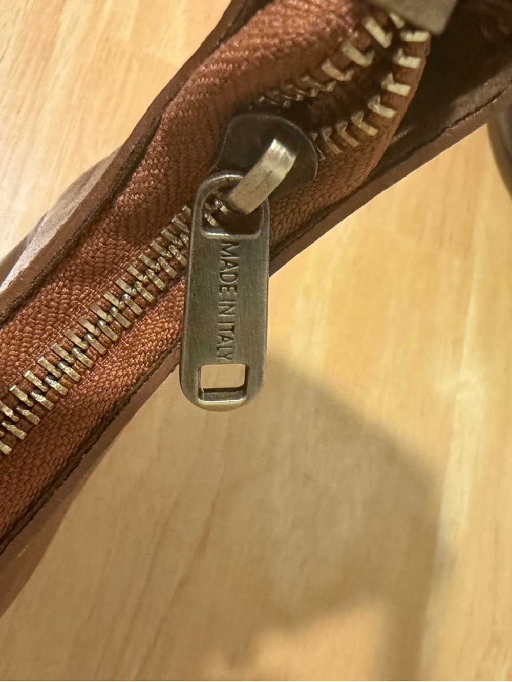 Italian Leather “Vera Pelle” Shoulder Bag – Made in Italy - Picture 4 of 5